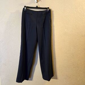 Talbots Womens Petites Stretch Blue Wool Pants Size 2